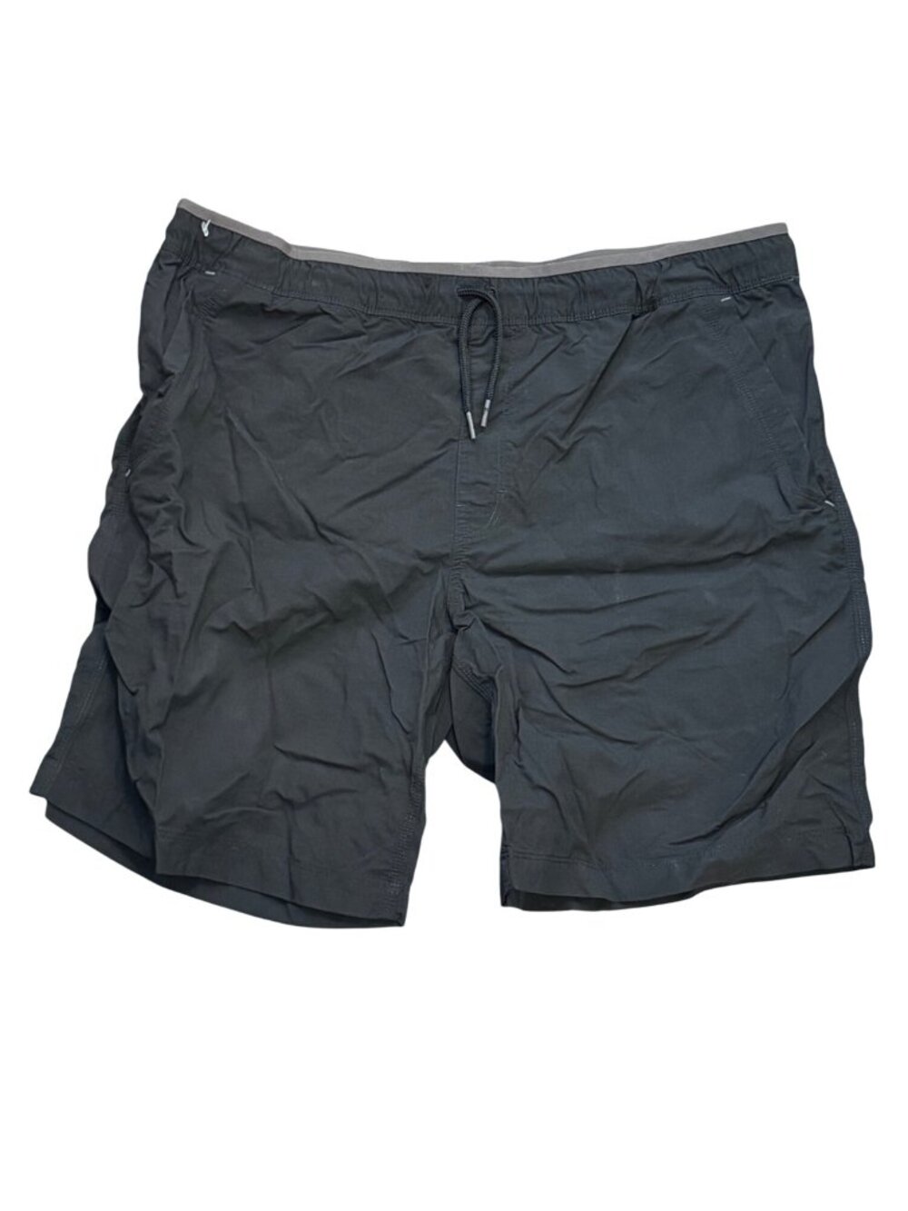 The North Face Mens Black Nylon Lightweight Shorts W/ Zippered Pocket L